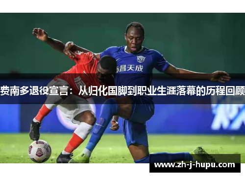 费南多退役宣言：从归化国脚到职业生涯落幕的历程回顾